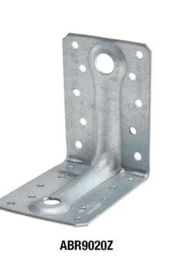 ABR9020Z Vinkelbeslag 88X88X2,0X65mm med ribbe