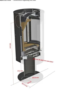 Aduro 22.3 Lux pidestall peisovn