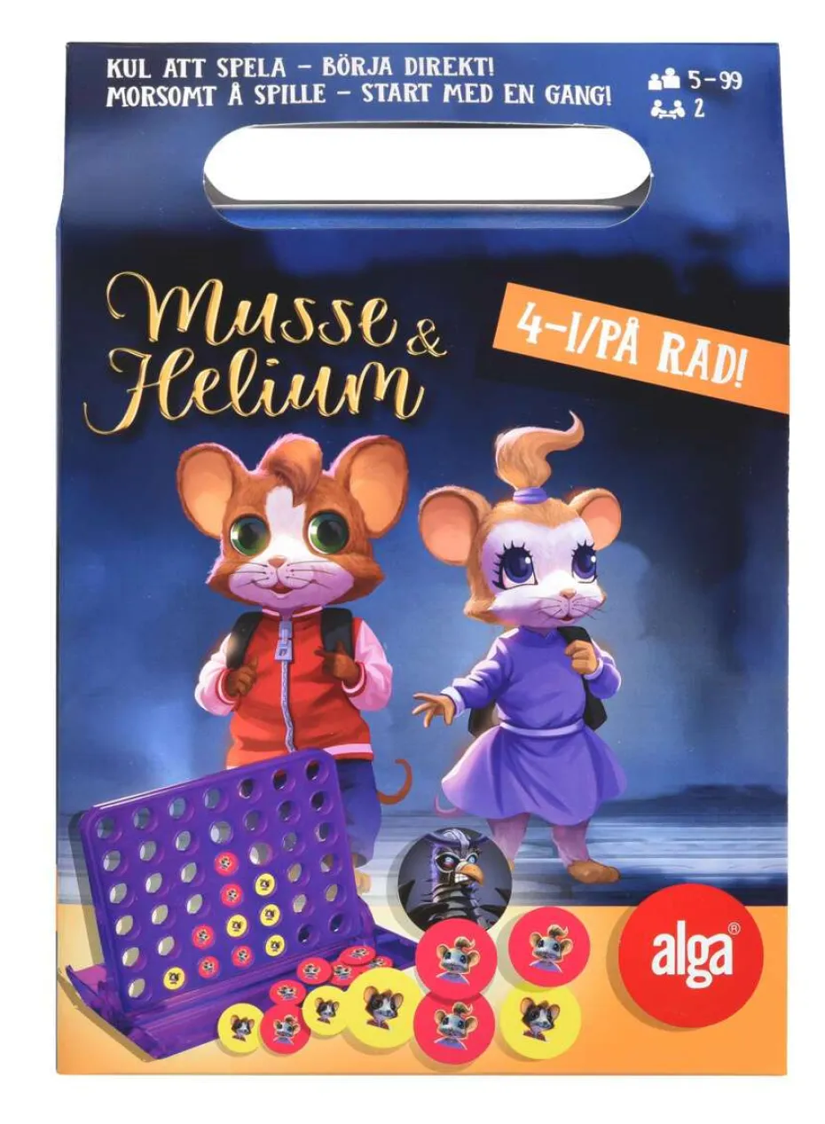 Alga Musse & Helium spill 4 på rad