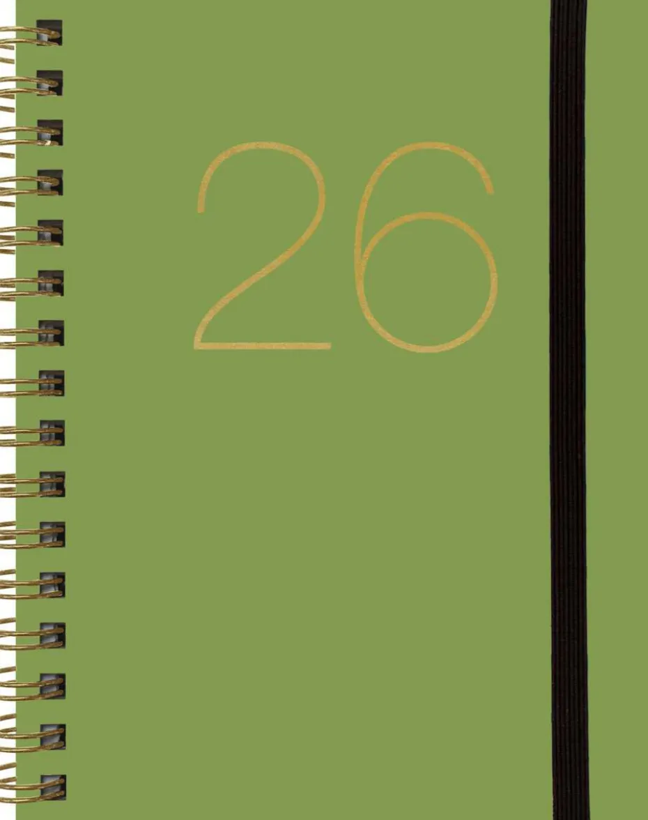 Almanakk 2026 A6 sort