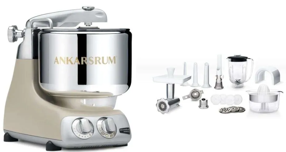 Ankarsrum® Assistent Original 6230 beige med stor tilbehørspakke