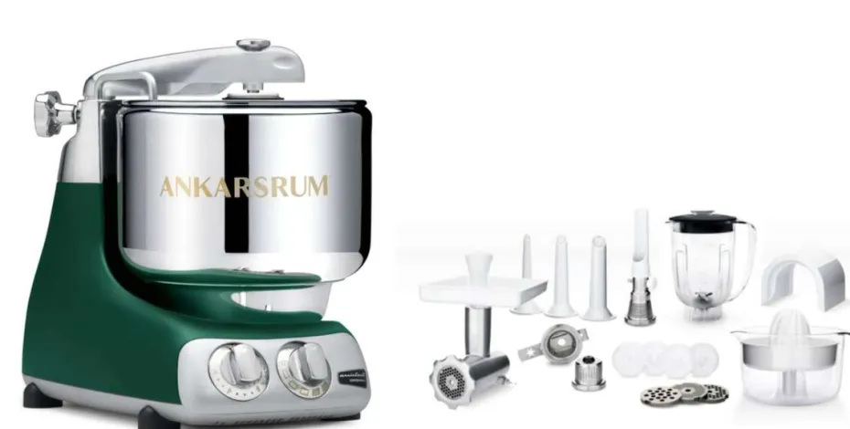 Ankarsrum® Assistent Original 6230 grønn med stor tilbehørspakke