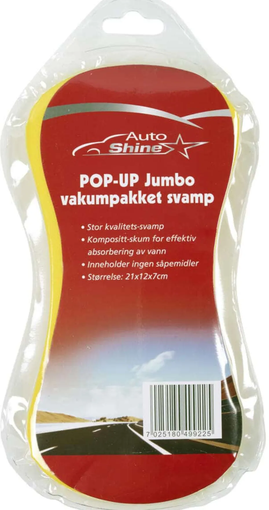 Auto Shine Jumbo vakumpakket svamp