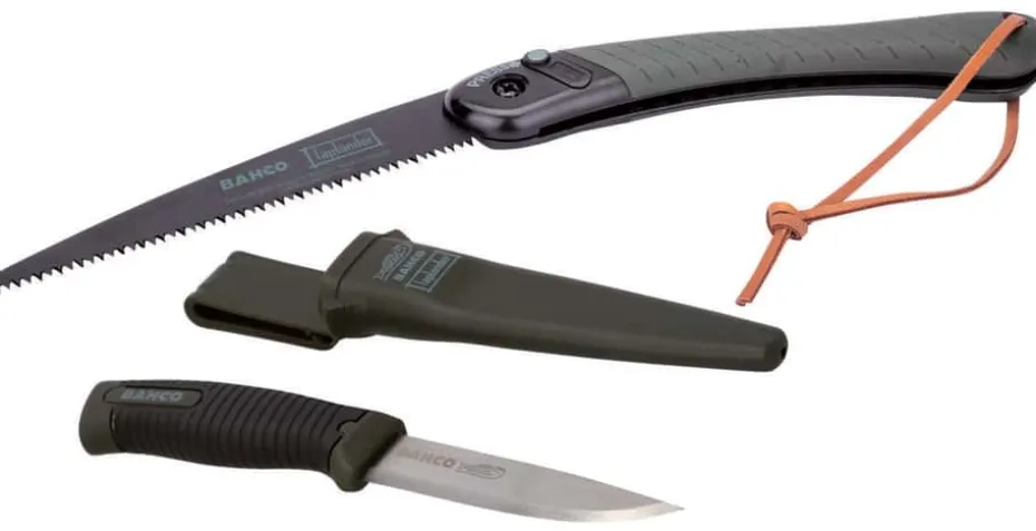 Bahco Laplander sammenleggbar tursag + kniv