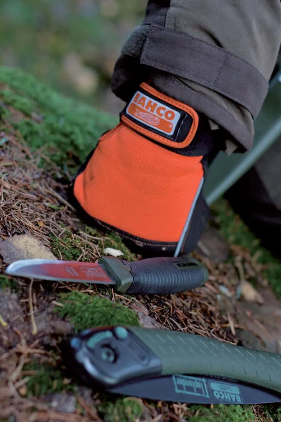 Bahco Laplander sammenleggbar tursag + kniv