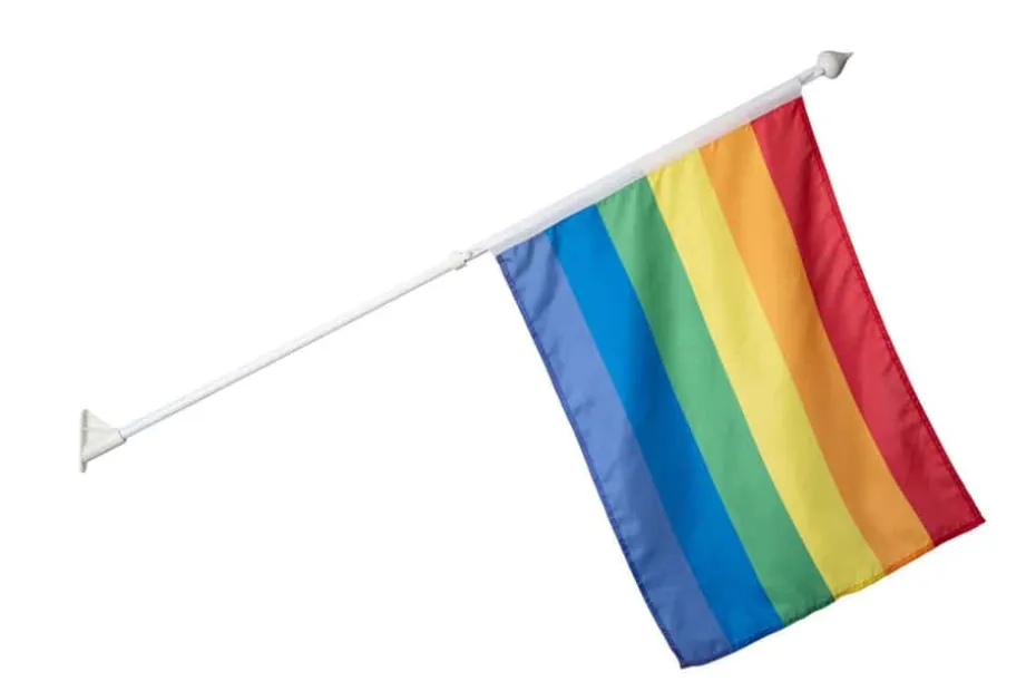 Balkongflagg Pride