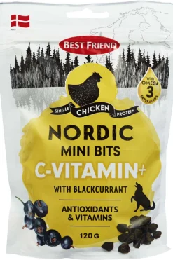 Best Friend Nordic Mini Bits Kylling Vitamin-C 120g