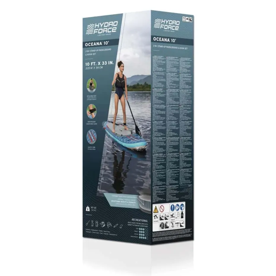 Bestway Oceana oppblåsbart 2-i-1 SUP & kajakk-sett
