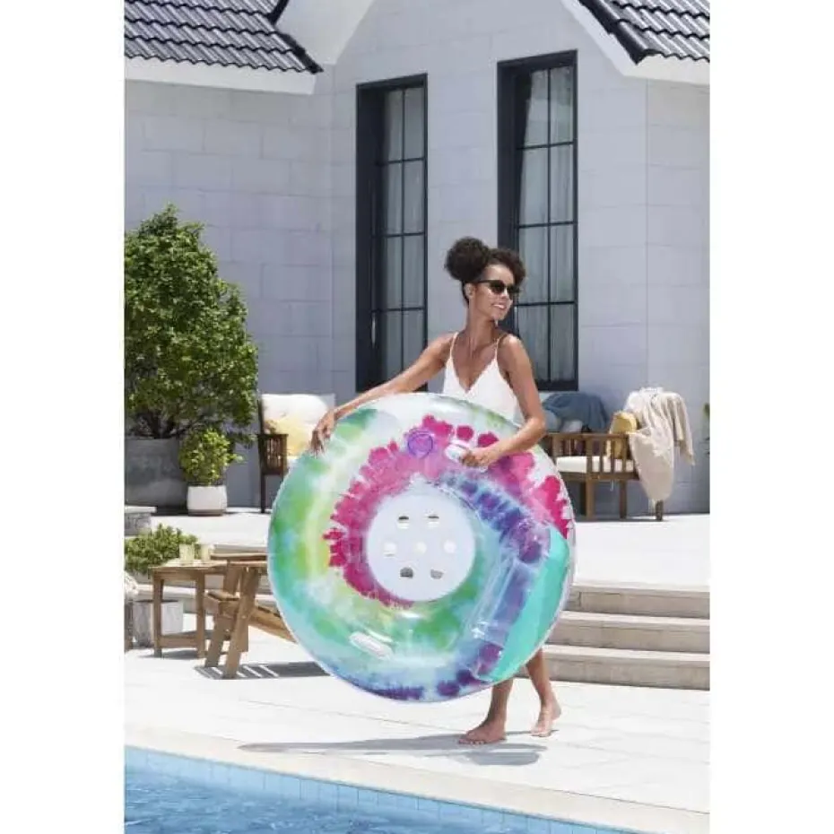 Bestway® Tie Dye Deluxe Swim Tube loungestol