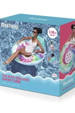 Bestway® Tie Dye Deluxe Swim Tube loungestol