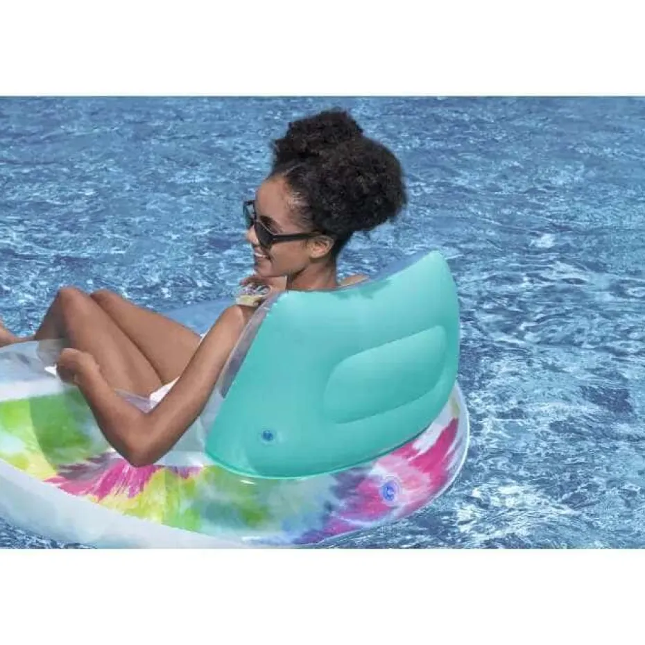 Bestway® Tie Dye Deluxe Swim Tube loungestol
