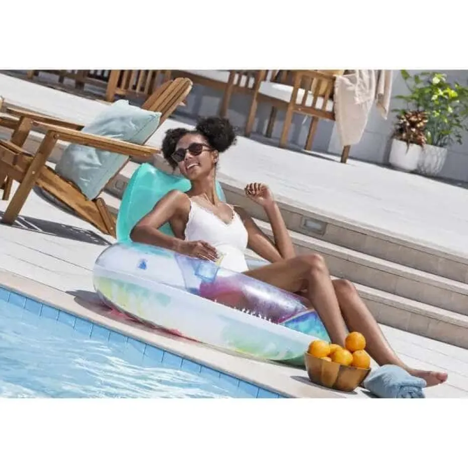 Bestway® Tie Dye Deluxe Swim Tube loungestol