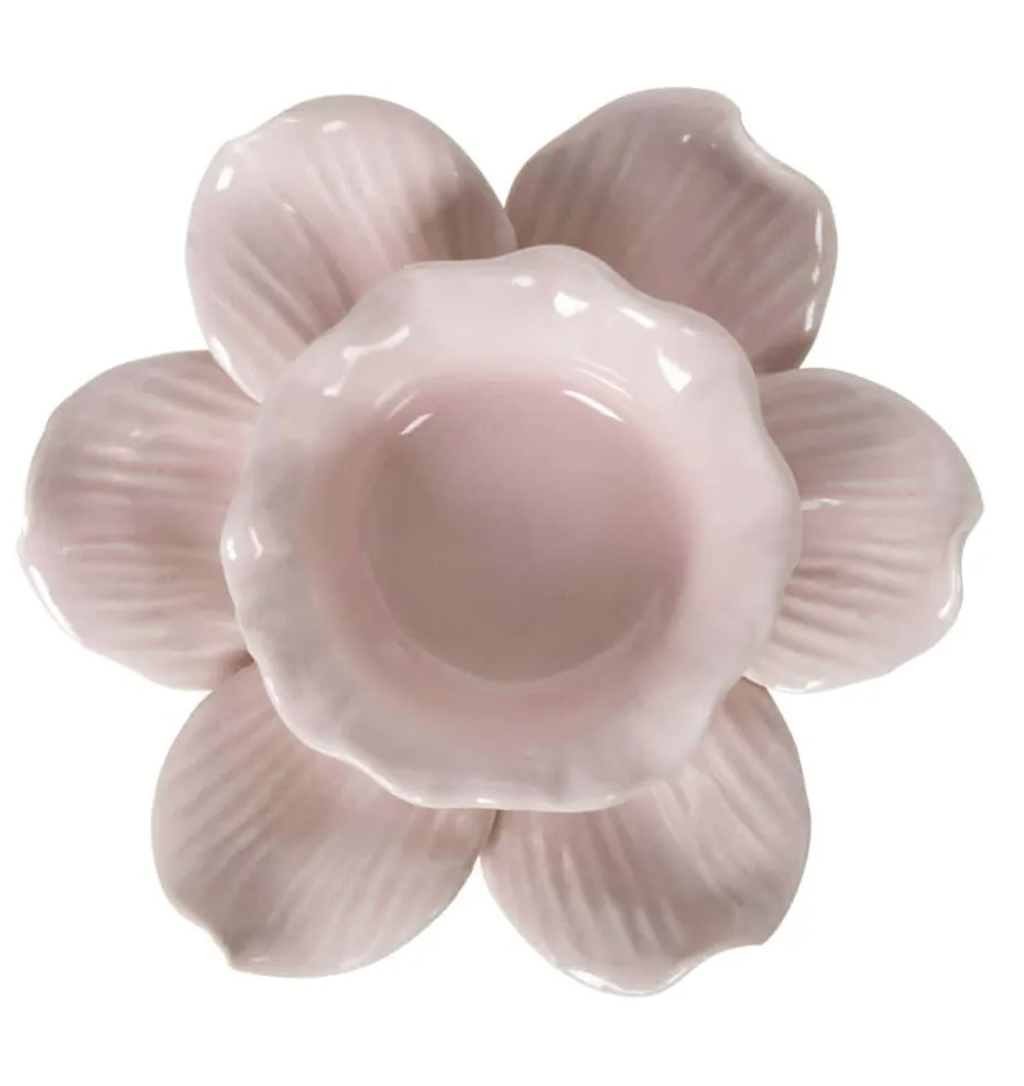 Blom telysholder