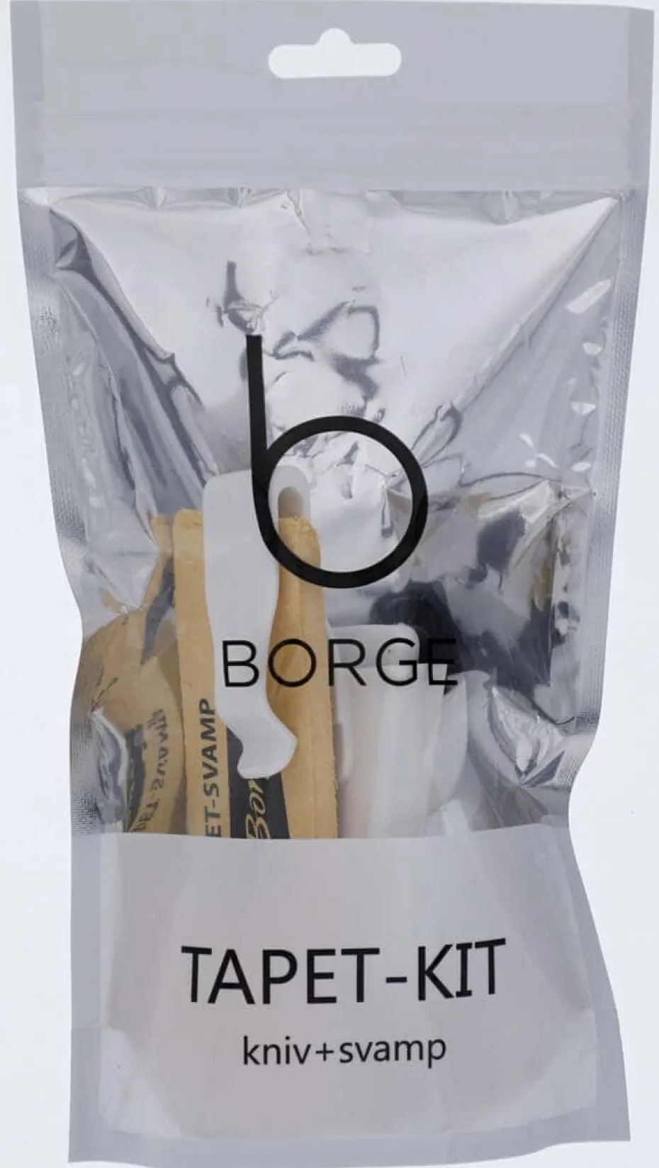 Borge tapet-kit m/kniv og svamp