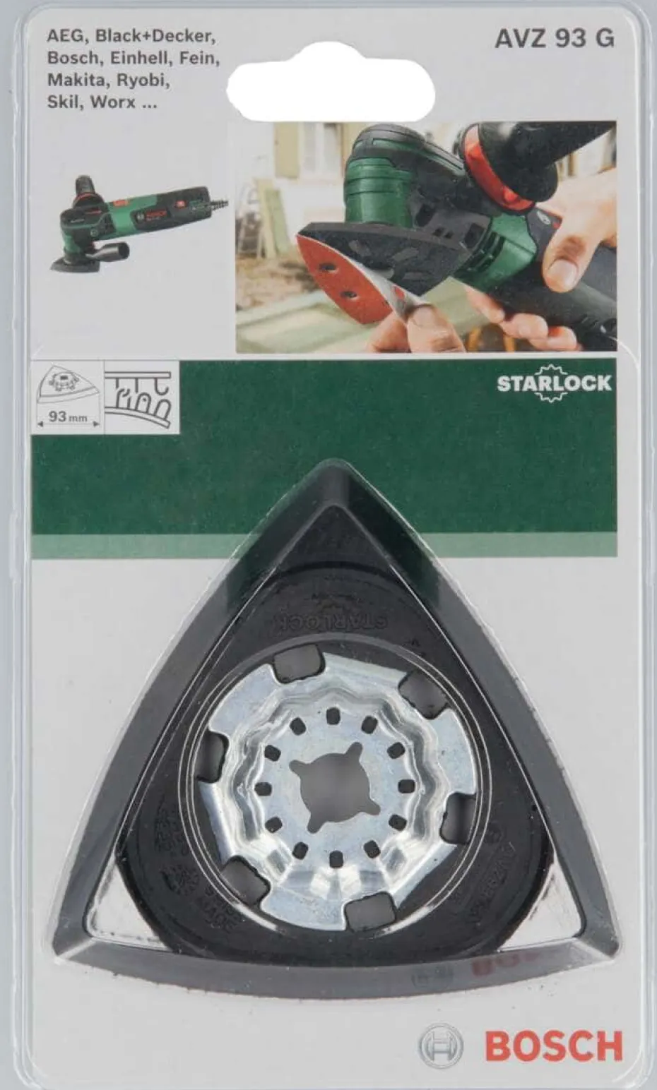 Bosch Delta AVZ 93 mm G slipeplate