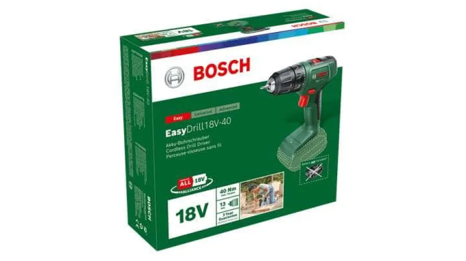 Bosch Easy drill 18V-40 + SystemBox m/batteri