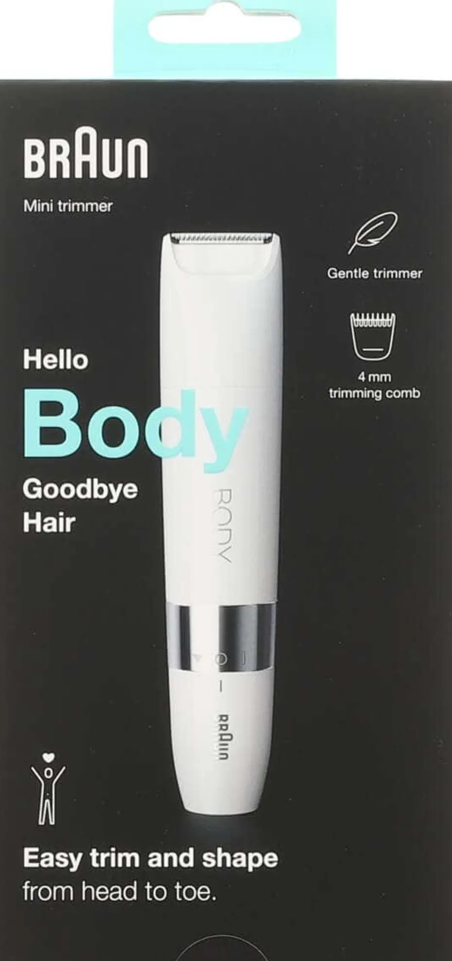 Braun BS1000 Body Mini hårtrimmer