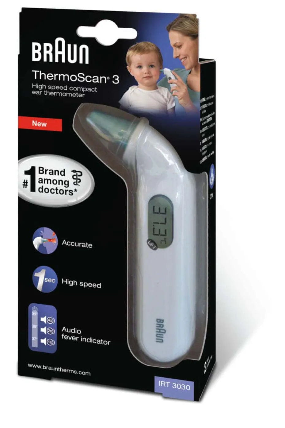BraunHOT ThermoScan 3 termometer