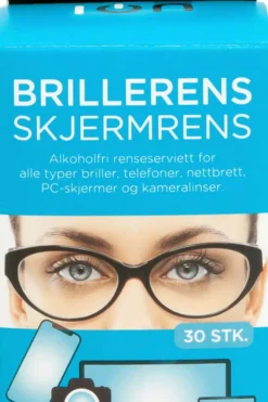 Brillerens/skjermrens 30pk
