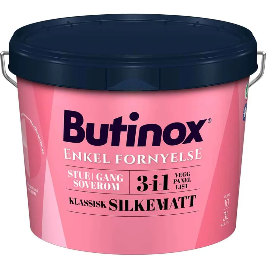 Butinox Klassisk 10/silkematt interiørmaling