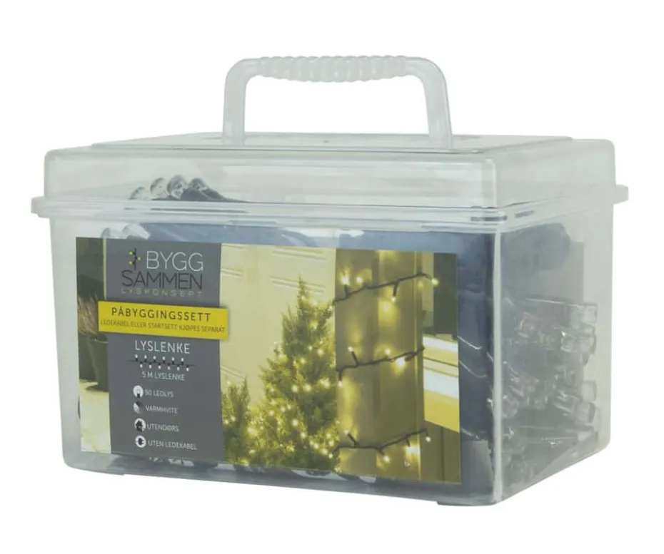 Bygg Sammen 50 LED lysslynge