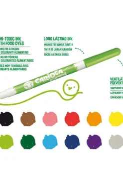 Carioca tekstiltusjer 10pk