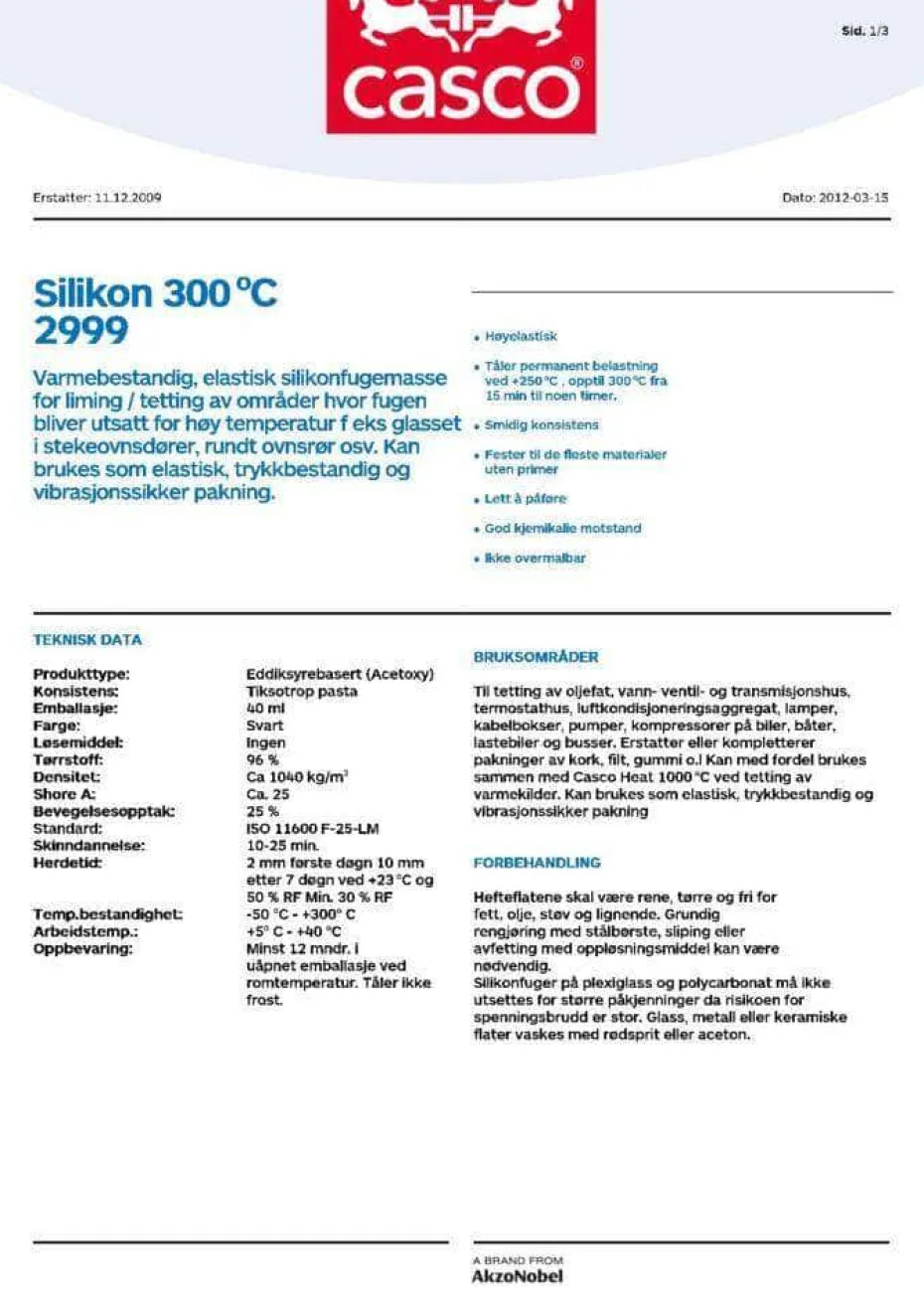 Casco silikonfugemasse