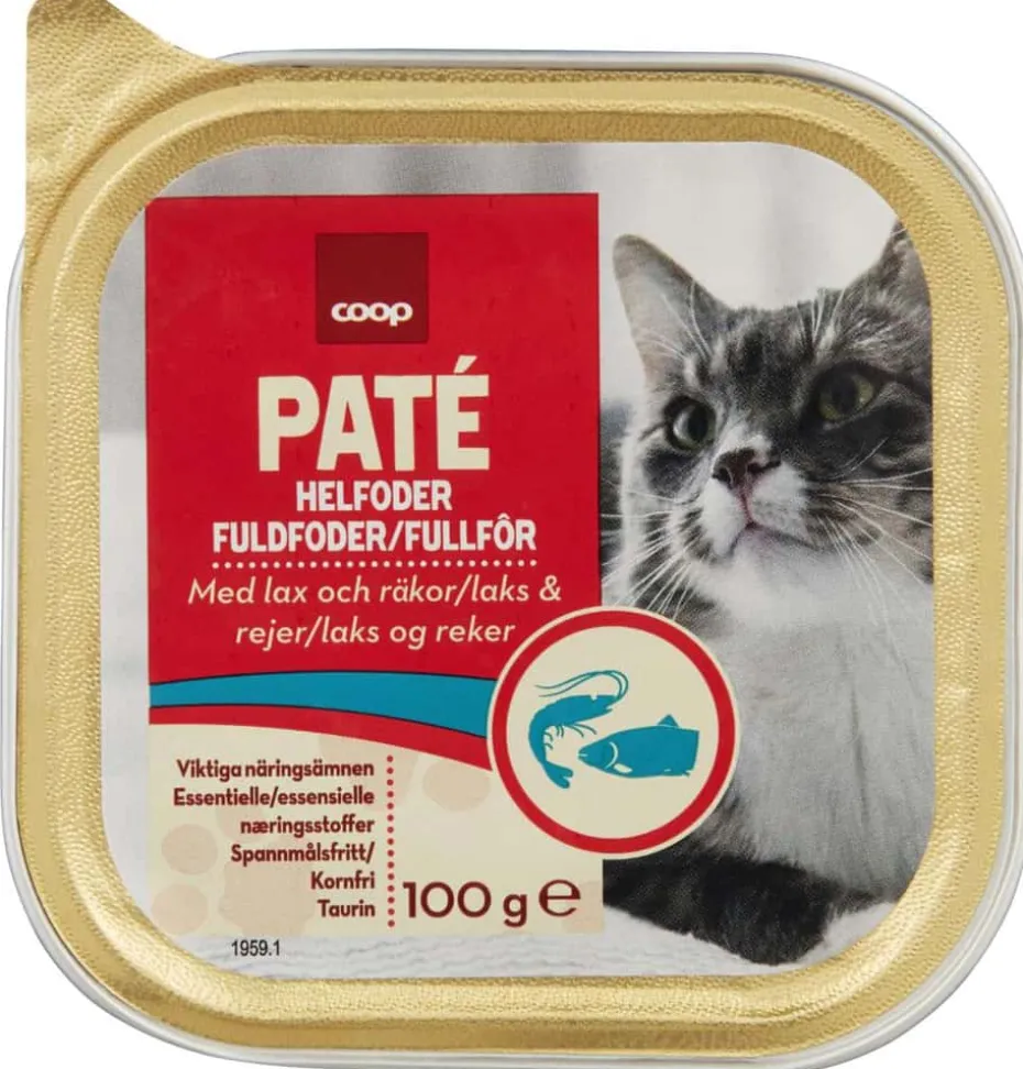 Coop Catz Paté Laks og Reker 100g