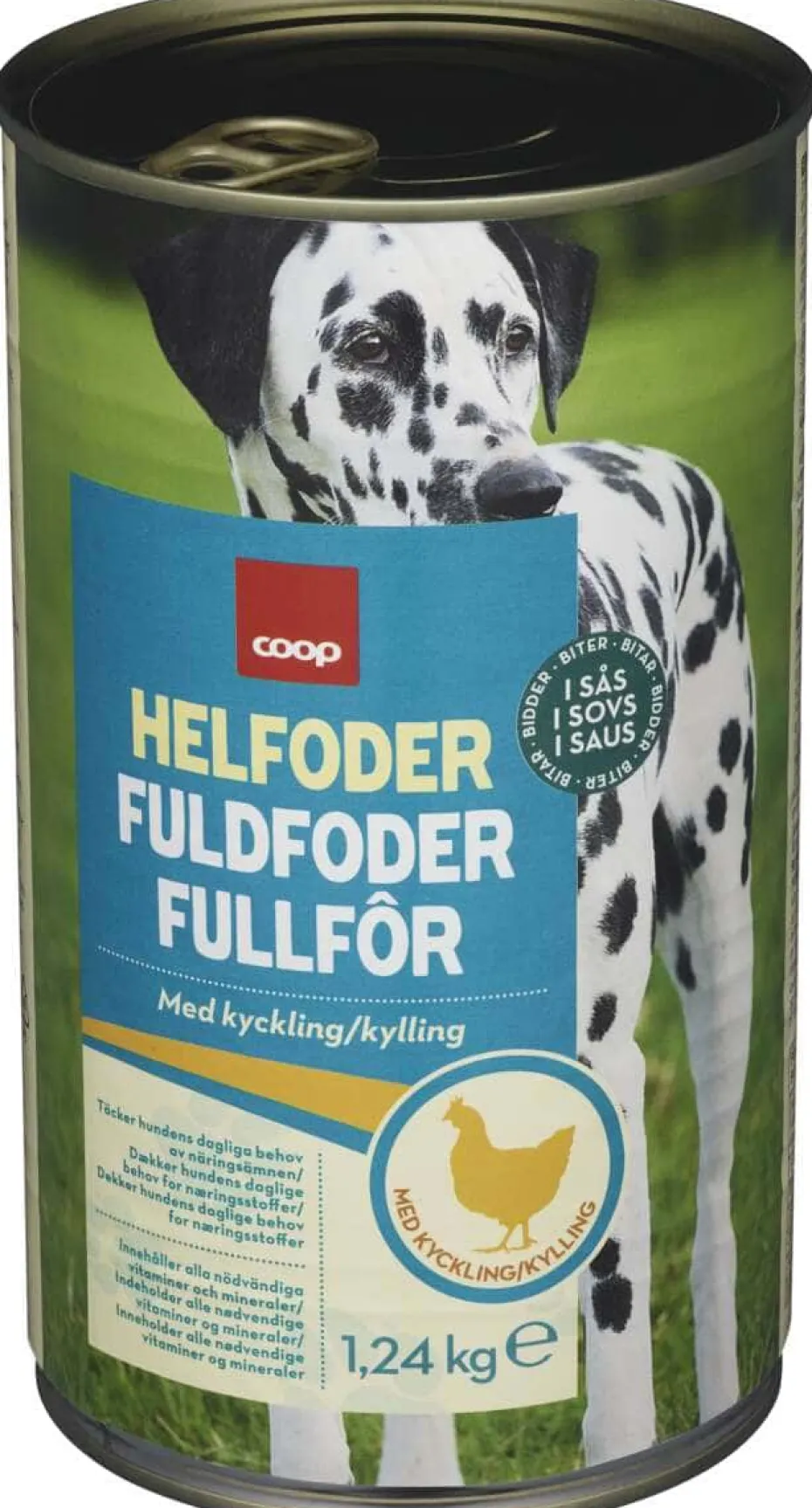 Coop Hund Fullfôr Kylling 1240g