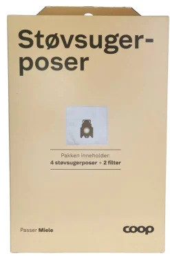 Coop MI støvsugerposer 4-pk til Miele