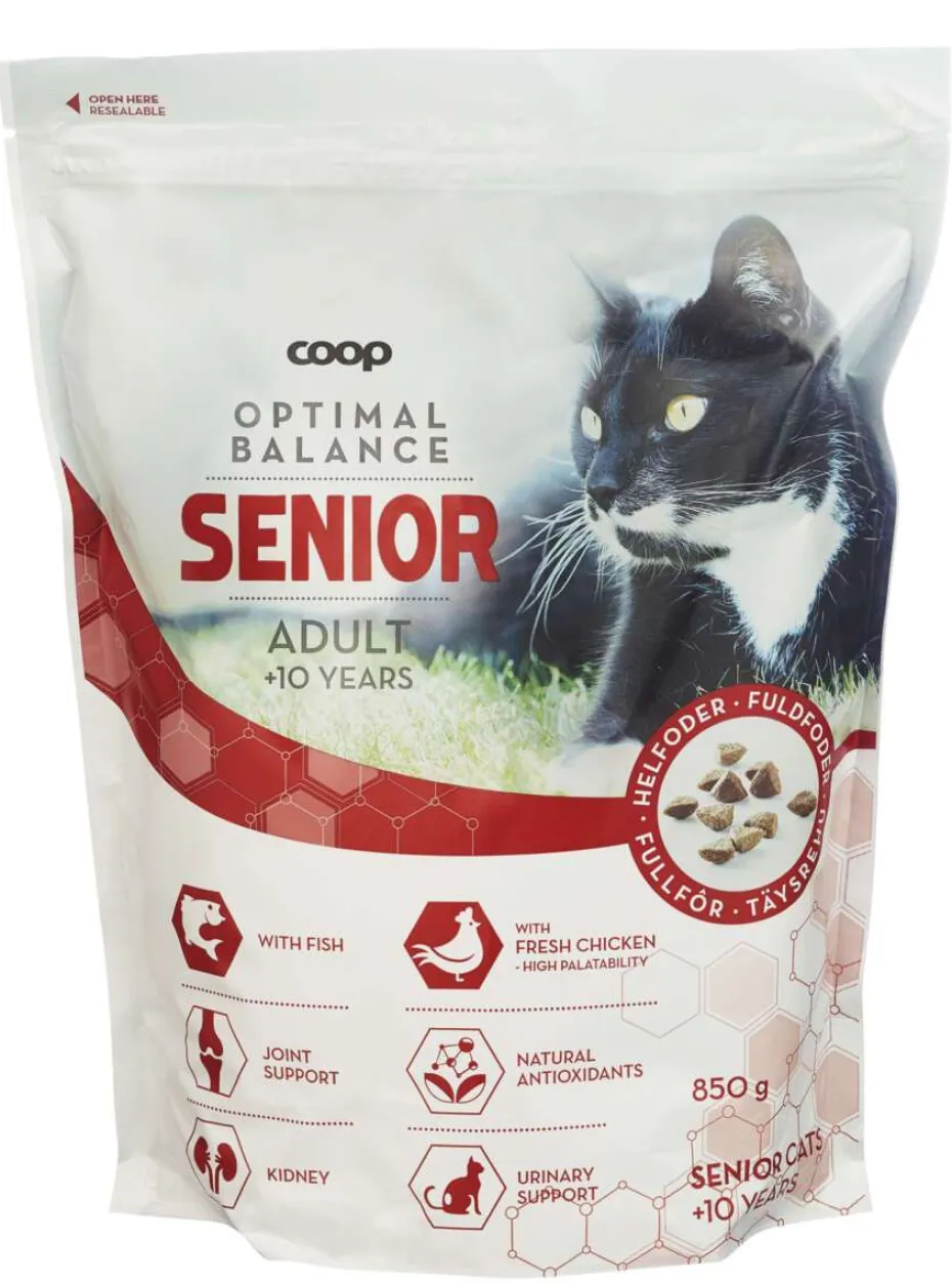 Coop Optimal Balance Senior Voksen Kattemat Tørr 850g