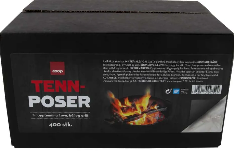 Coop tennposer 400 stk