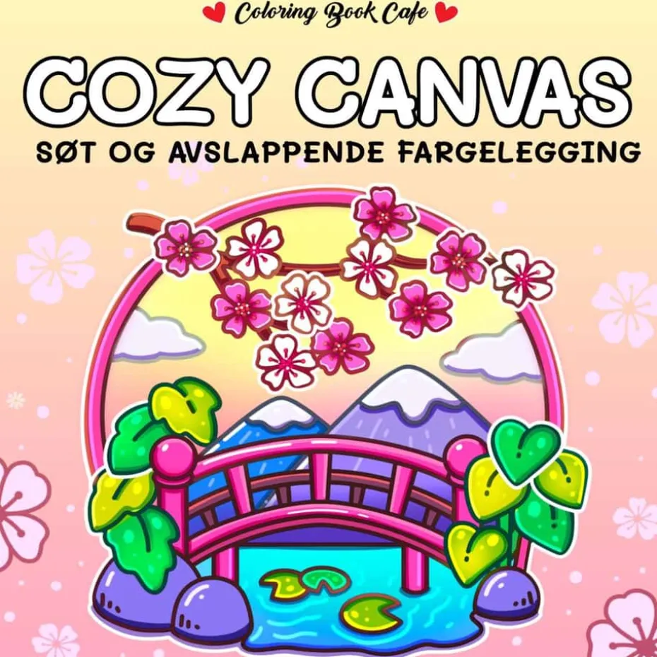 Cozy Canvas fargeleggingsbok