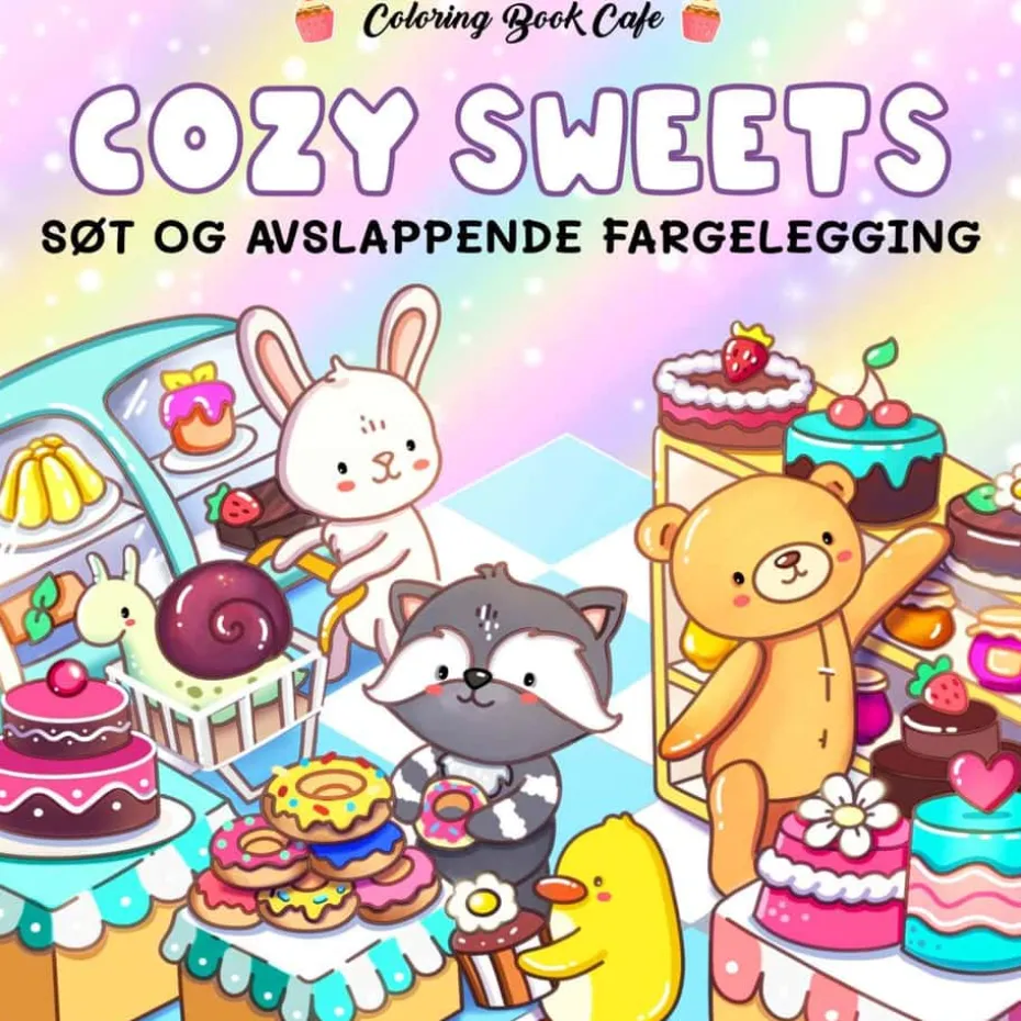 Cozy Sweets fargeleggingsbok