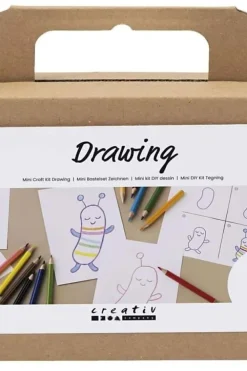 Creativ Company Mini DIY Kit Tegne Monstre