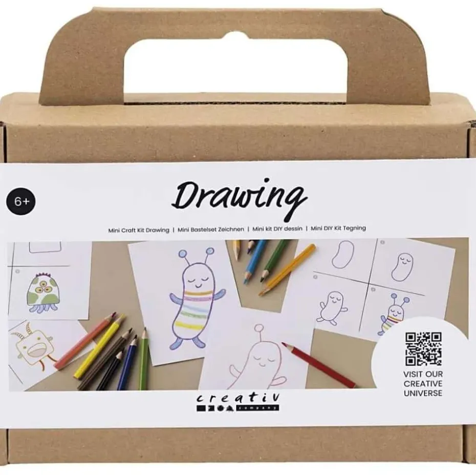 Creativ Company Mini DIY Kit Tegne Monstre