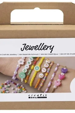 Creativ Company Mini DIY Kit Mix Fargerike armbånd