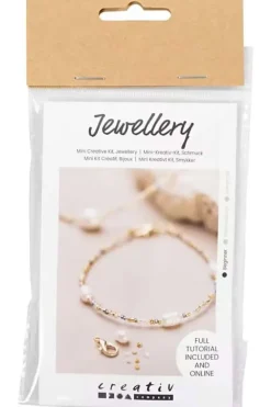 Creativ Company Mini DIY Kit Armbånd og halskjede med lås