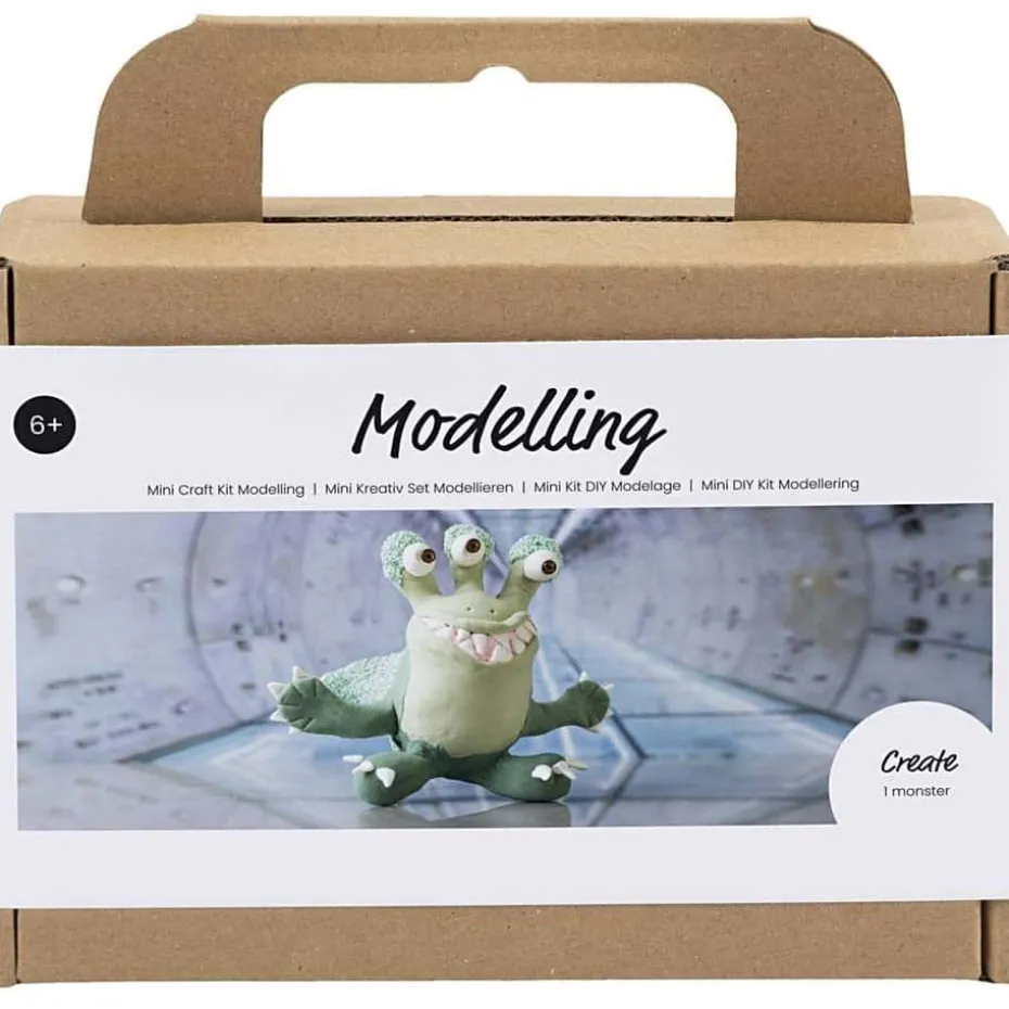Creativ Company Mini DIY Kit Modellering, Monster Lulu