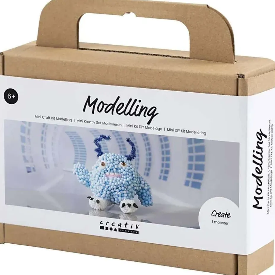 Creativ Company Mini DIY Kit Modellering, Monster Bobby