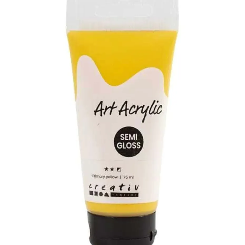 Creativ Company Pigment Art Primary Yellow akrylmaling