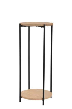 Day tre/sort blomsterbord Ø30 H70 cm