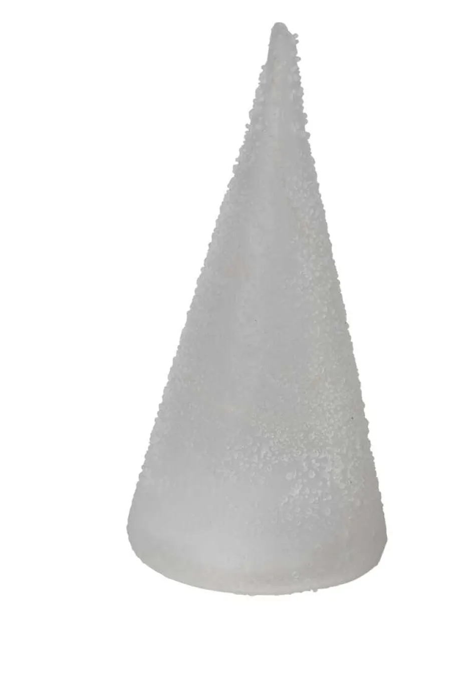 Dekortre i glass med lys
