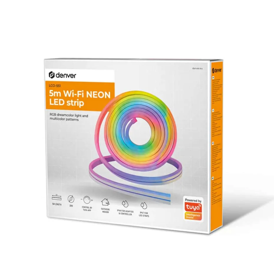 Denver LCO-551 Wi-Fi LED-lys 5 m