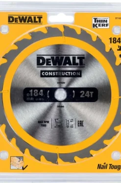 DEWALT DT1939 sirkelsagblad 184x24 mm