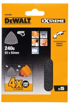 DeWalt DTM3095 slipepapir 240K 5-pk