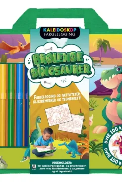 Dinosaurer: Aktivitetspakke med tusj