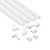 D-Line Kabelkanal Kit 20x10mm 4x Kabelkanal/Tilbehør 1.0m