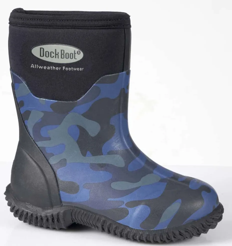 Dock Boot Print allværsstøvler barn