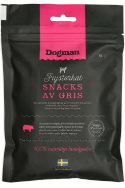 Dogman Frysetørket Snack av Gris 50g